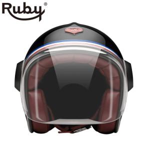 Ruby ルビー ヘルメット ヴェルべデーレ マルソー ジェット ルビー マルソー（ベルベデーレ） バイク ヘルメット Ruby