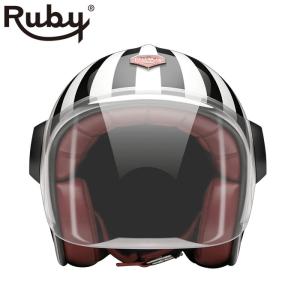 ジェット ルビー コスモス（ベルベデーレ） バイク ヘルメット Ruby