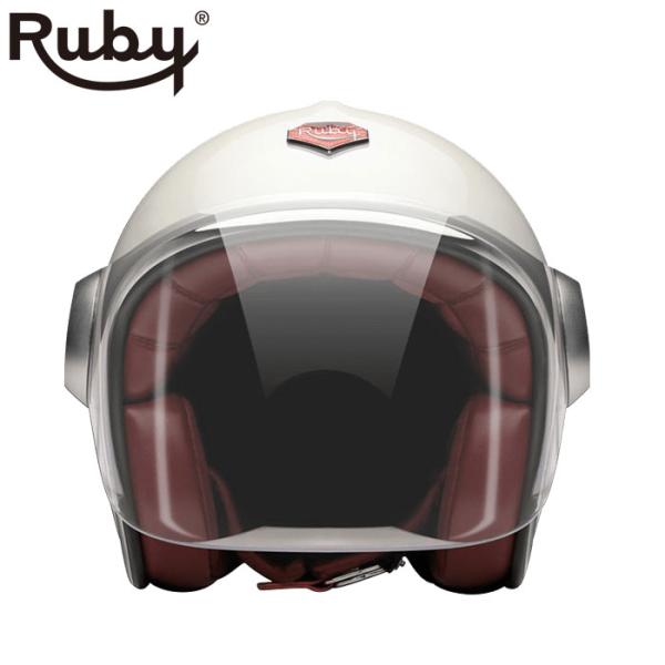 ジェット ルビー サントノレ（ベルベデーレ） バイク ヘルメット Ruby