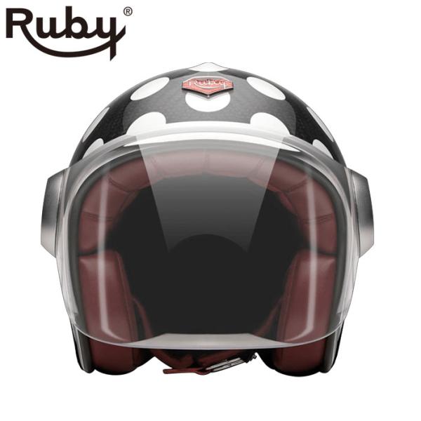 ジェット ルビー セントシュルピス（ベルベデーレ） バイク ヘルメット Ruby