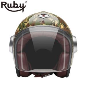 ジェット ルビー マルソー（ベルベデーレ） バイク ヘルメット Ruby