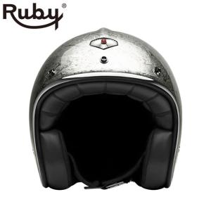 ジェット ルビー レオパード（パヴィヨン） バイク ヘルメット Ruby