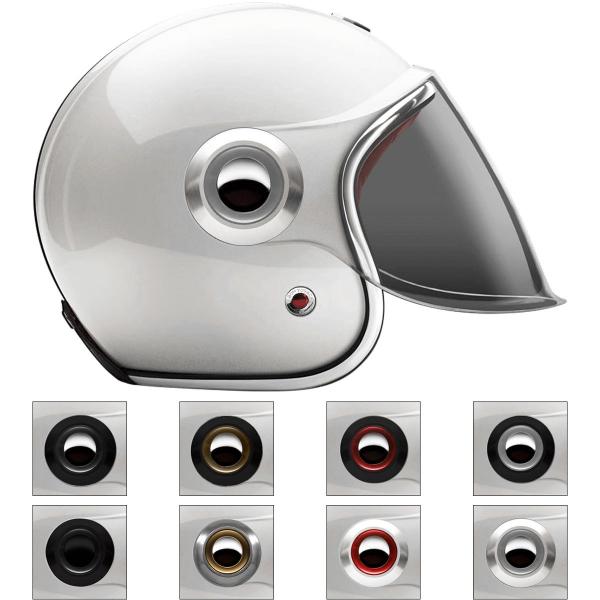 パーツ ルビー RUBY BELVEDERE 専用 リベット Chrome Eye タイプ バイク ...