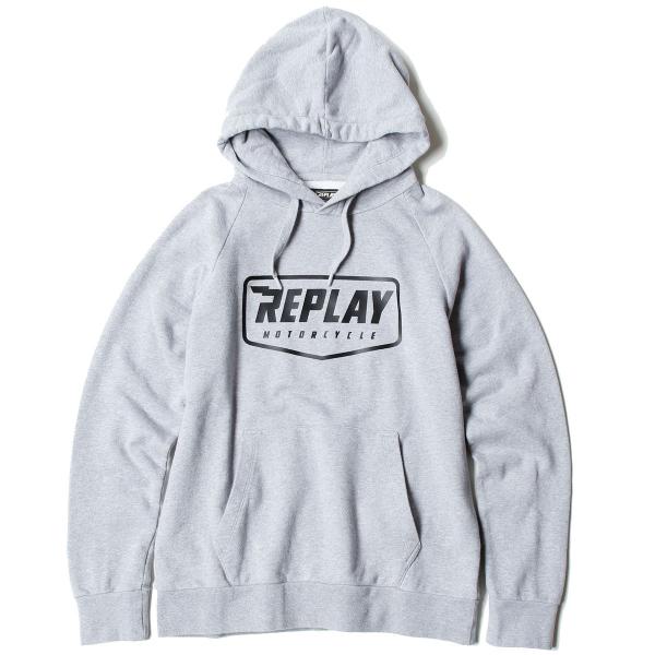 リプレイ フーディ ロゴ フーディ バイク ウェア トップス REPLAY Logo Hoodie