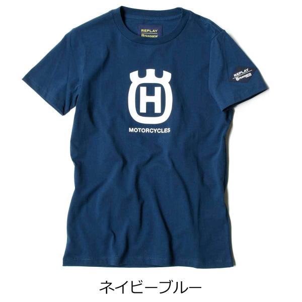 リプレイ Tシャツ オーガニック コットン Tシャツ バイク ウェア トップス REPLAY