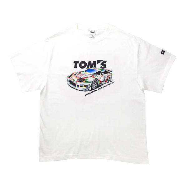 Tシャツ トムス カストロールスープラデザインTシャツ モータースポーツ ウェア TOM’S