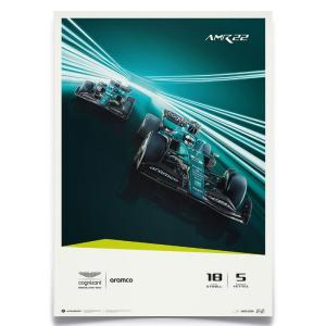 ASTON MARTIN ARAMCO COGNIZANT F1 TEAM 2022 リミテッドエディション ポスター