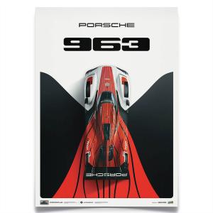 ポスター PORSCHE 911 CARRERA RS 2.7 WHITE 50TH リミテッド