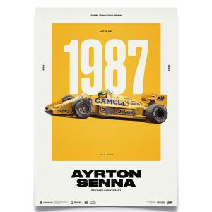 ポスター オートモビリスト アイルトン・セナ マクラーレン MP4/4 30