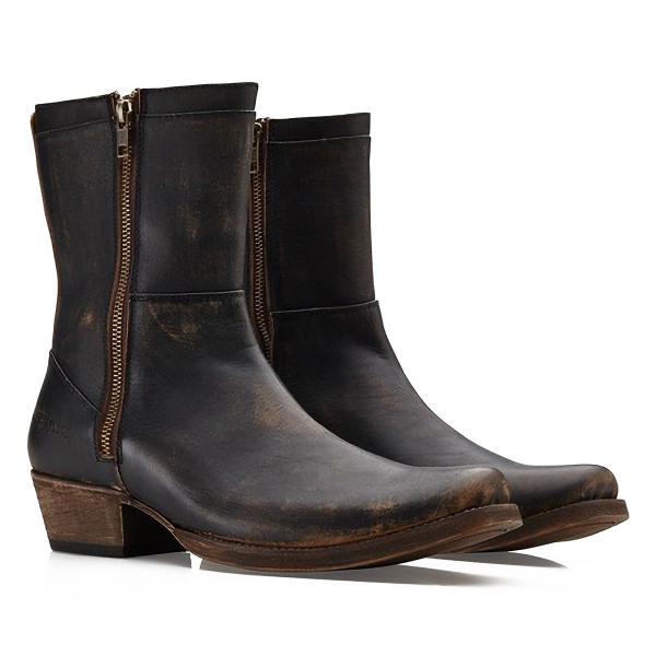 ブーツ ウンベルト×ルーチェ ラッサー カウボーイ ブーツ バイク シューズ UMBERTO x L...