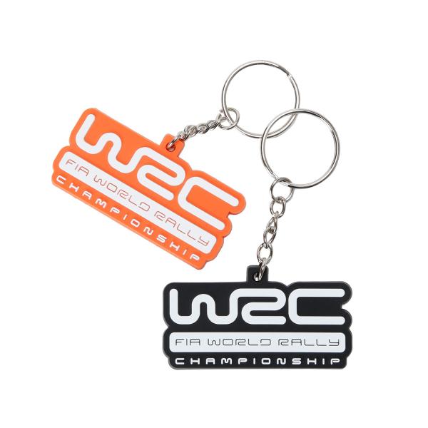 WRC キーホルダー WRC シリコン ロゴ キーリング モータースポーツ 雑貨 世界ラリー選手権 ...