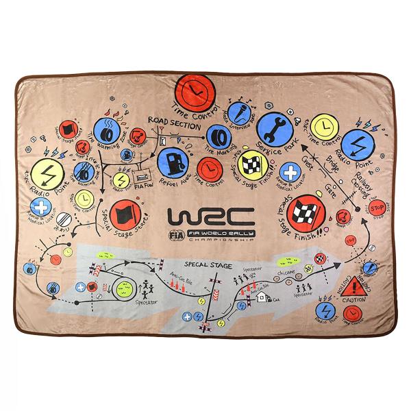 WRC Leg.1ブランケット モータースポーツ 雑貨 世界ラリー選手権