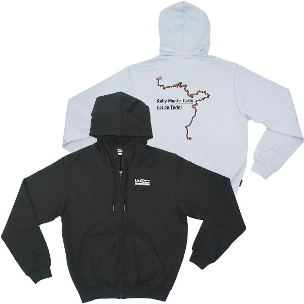 フーディWRC ZIPフーディーMonte Carlo モータースポーツ ウェア 世界ラリー選手権