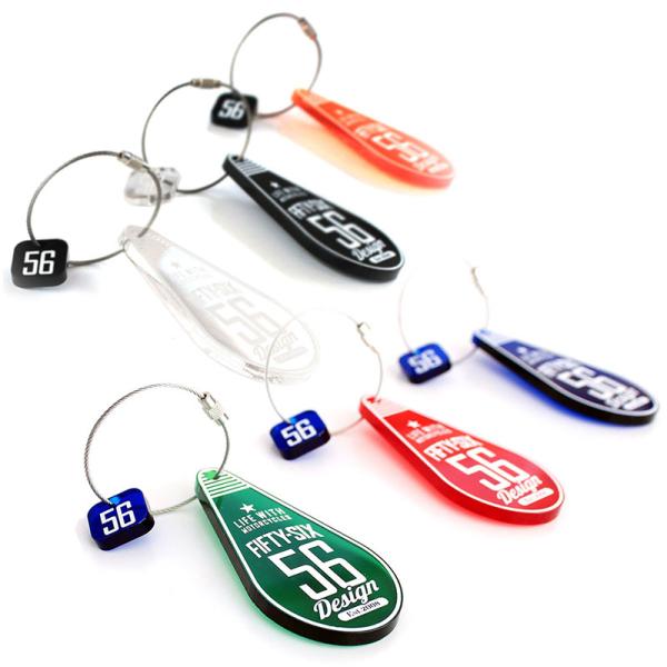 56デザイン キーホルダー ティアドロップ キーホルダー バイク 雑貨 56design TEARD...