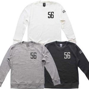 56デザイン スウェット ジップ アップ バイク ウェア トップス