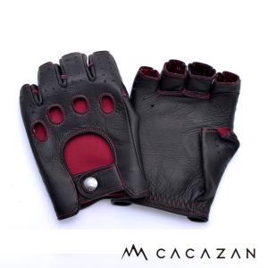 カカザン ドライビンググローブ CACAZAN DDR-040 ブラック