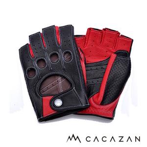 カカザン ドライビンググローブ CACAZAN DDR-071R ブラック