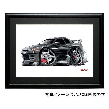 イラスト スカイラインR32GT-R（横）