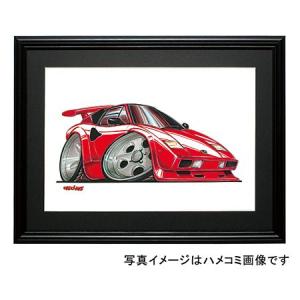 イラスト フェラーリ360モデナ（赤・横） : MotorParade - 通販