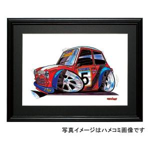 イラスト ミニ・クーパー（赤・後ろ） : MotorParade - 通販 - Yahoo