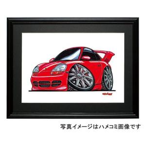 イラスト ポルシェ911GT3（996・赤）｜motorparade