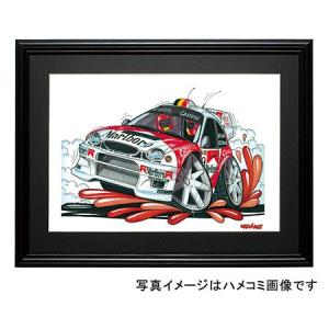 イラスト セリカGT-FOUR(5代目ST-185・赤) : MotorParade - 通販