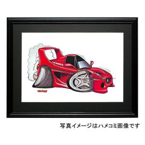 イラスト フェラーリ360モデナ（赤・横） : MotorParade - 通販