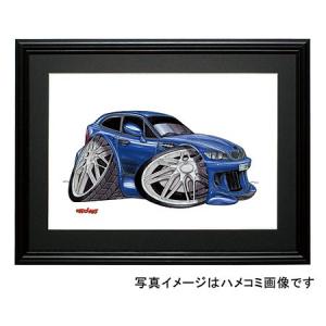 イラスト ＢＭＷ　Z3 クーペ（青）｜motorparade