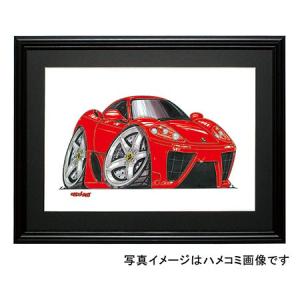 イラスト フェラーリ360モデナ（赤・横） : MotorParade - 通販