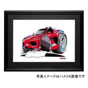 イラスト フェラーリ360モデナ（赤・横） : MotorParade - 通販