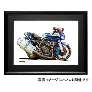 絵 イラスト カワサキNinja ZX-9R（緑） : MotorParade - 通販