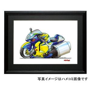絵（原画）#9 イラスト カワサキNinja ZX-9R（緑） : MotorParade - 通販