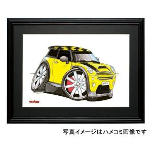 イラスト ニューミニ・クーパー（赤・前） : MotorParade - 通販