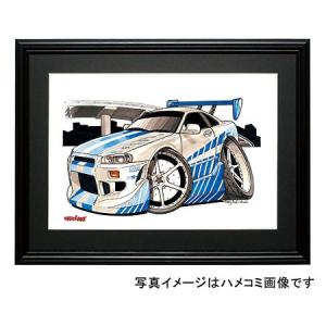 イラスト R34 GT-R ワイルドスピードＸ２｜motorparade