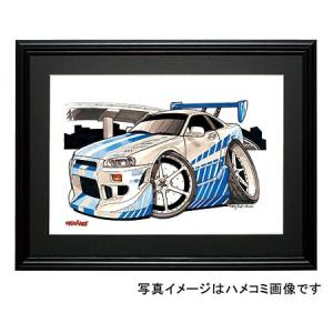 イラスト R34 GT-R ワイルドスピードＸ２