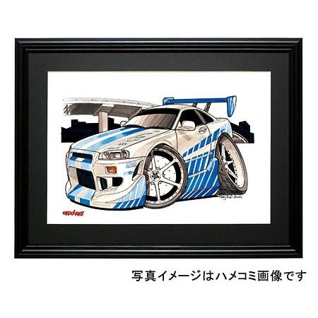 イラスト R34 GT-R ワイルドスピードＸ２