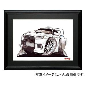 イラスト ランエボX（白・前）｜motorparade