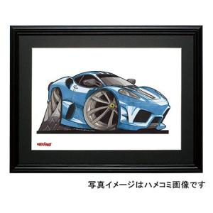 イラスト F430（スクーデリア・青）