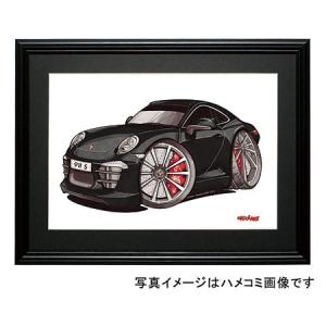 イラスト ポルシェ911カレラS(991・赤) : MotorParade - 通販 - Yahoo