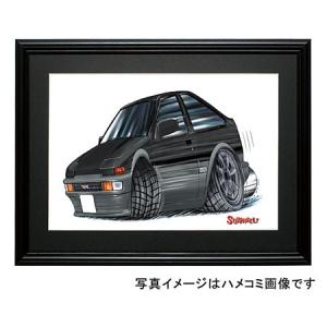 イラスト セリカGT-FOUR(5代目ST-185・赤) : MotorParade - 通販