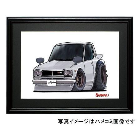 イラスト ハコスカＧＴ−Ｒ（2Dr・銀）