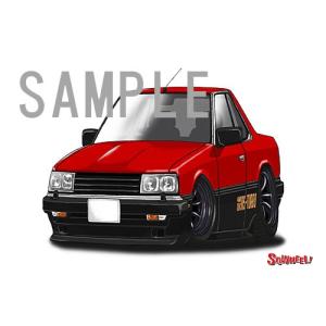 イラスト R30スカイライン(赤/黒)の詳細画像1
