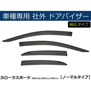 トヨタ カローラ 純正サイドバイザー 1台分 2024年4月〜 MZEA17