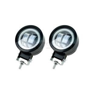 丸型 LED ワークライト ホワイト 2個 ブ...の詳細画像1