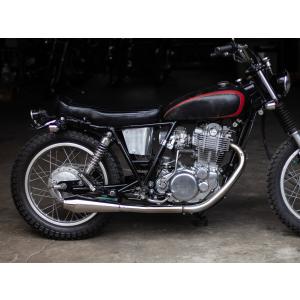 MOTOR ROCK SR400/500 オールドスタイル手曲げマフラー クローム