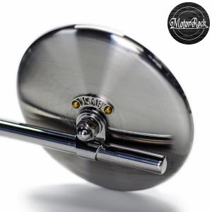 MOTOR ROCK JCMAミラー φ80 ヘアライン 2. Brass/Nickel (MR-HC059H