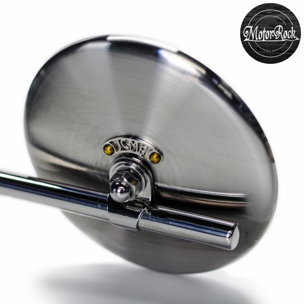 MOTOR ROCK JCMAミラー φ100 ヘアライン 4. Nickel/Brass (MR-...