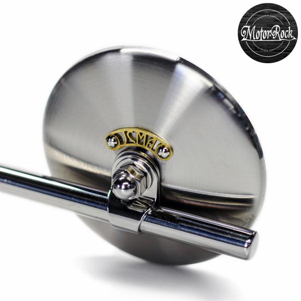 MOTOR ROCK JCMAミラー φ80 ヘアライン 2. Brass/Nickel (MR-H...