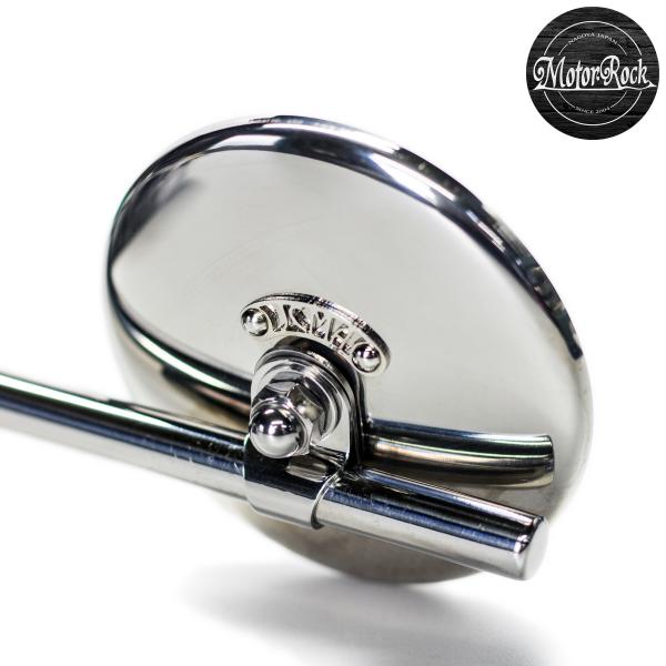 MOTOR ROCK JCMAミラー φ80 ポリッシュ 3. Nickel (MR-HC059P)