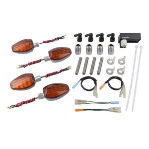 POSH（ポッシュ） GSX1400用 ライトウェイトLEDウインカーKIT メッキ